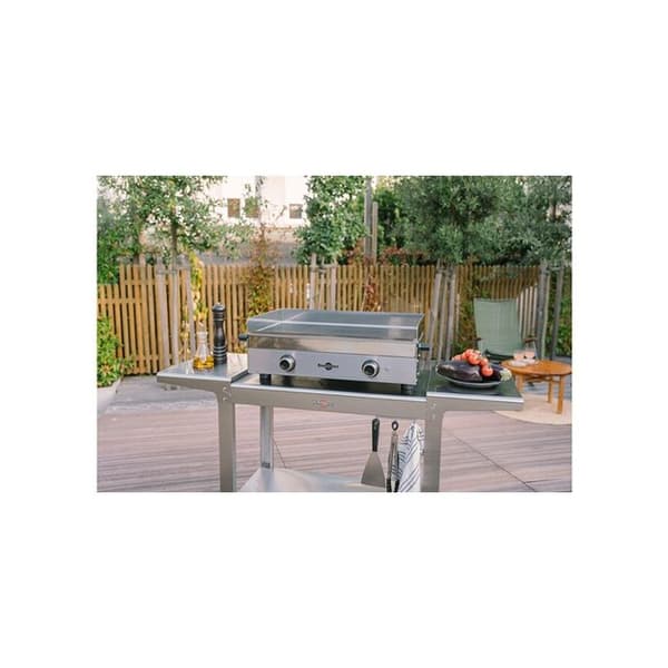 El-elektrisk - Krampouz - PFDS2AA-KR - Rostfritt stål - 3600 W - Dubbel yta 65x39 cm