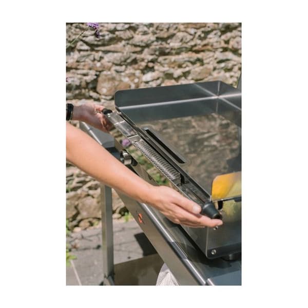 El-elektrisk - Krampouz - PFDS2AA-KR - Rostfritt stål - 3600 W - Dubbel yta 65x39 cm