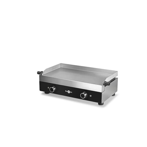 Elgrill - KRAMPOUZ - Serie Noire Dubbel PFSR2AA KR - 3200 W - Rostfritt stål - Dubbel kokzon