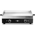 Miniatyrbild 1 av 6: Elgrill - KRAMPOUZ - Serie Noire Dubbel PFSR2AA KR - 3200 W - Rostfritt stål - Dubbel kokzon