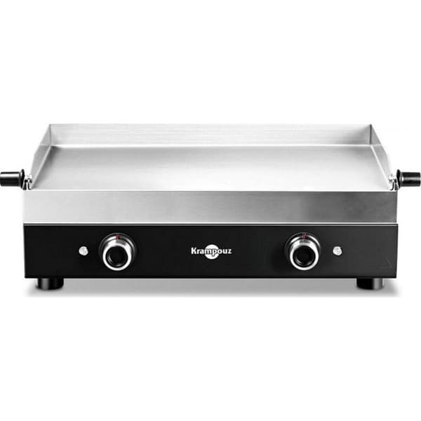 Elgrill - KRAMPOUZ - Serie Noire Dubbel PFSR2AA KR - 3200 W - Rostfritt stål - Dubbel kokzon