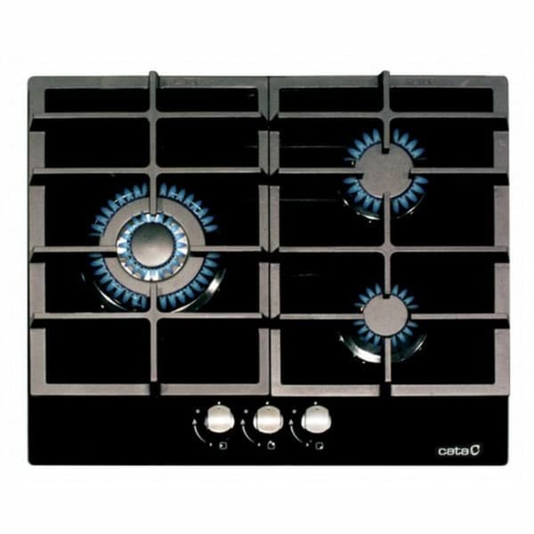 Gasplade Cata 08068403 60 cm 59 cm 1000 W Sort
