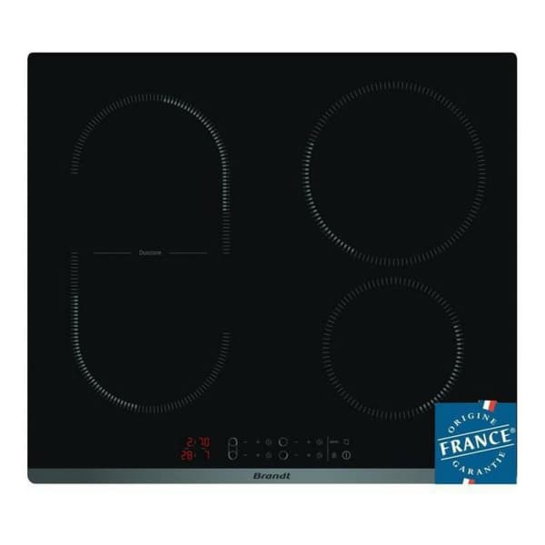Plade i glaskeramik Brandt 3600 W Sort
