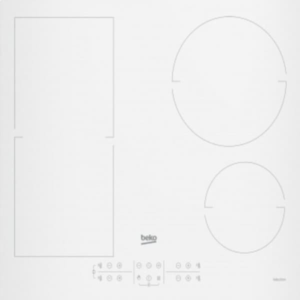 Induksjonsvarmeplate BEKO 01302909 58 cm 7200 W Hvit