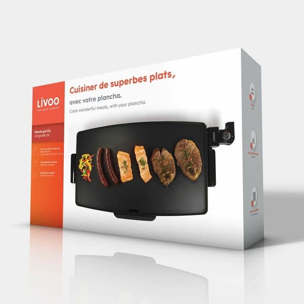 Grill Livoo DOC215 Svart