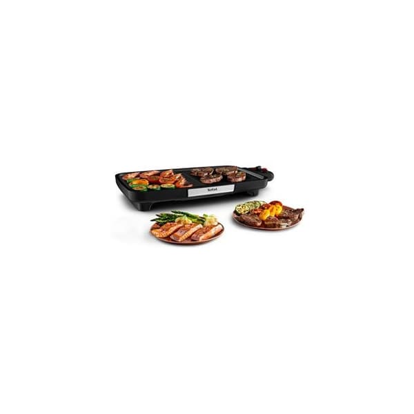 Elgrill - Tefal - Booster CB641810 - 2200W - 2 matlagningszoner - Justerbar termostat