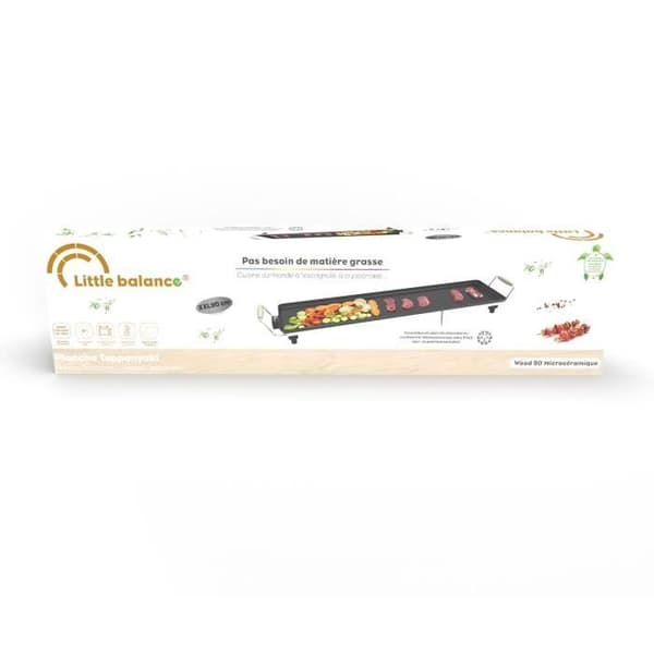 Plancha - LITTLE BALANCE - 8742 - Trä 90 - Trähandtag - 2000 W - 90 cm