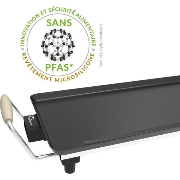 Plancha - LITTLE BALANCE - 8742 - Trä 90 - Trähandtag - 2000 W - 90 cm