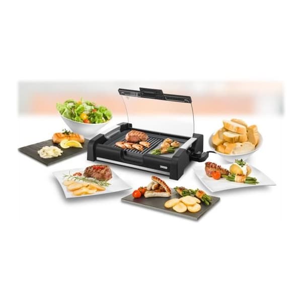 UNOLD 58535 elektrisk grill - Yta 899,2 cm² - Svart