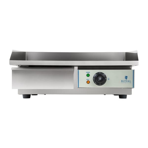 El-grill med høj kant, bredde 55 cm