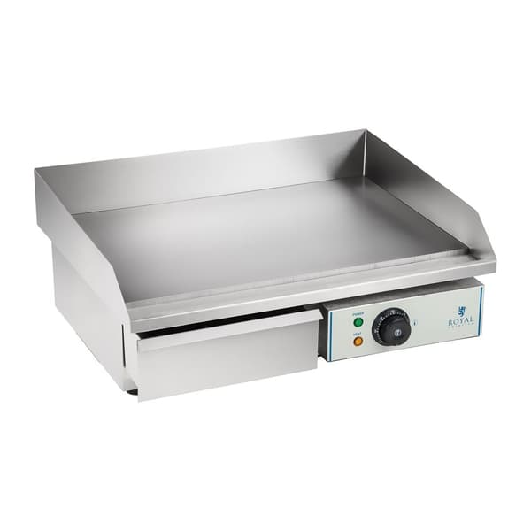 El-grill med høj kant, bredde 55 cm