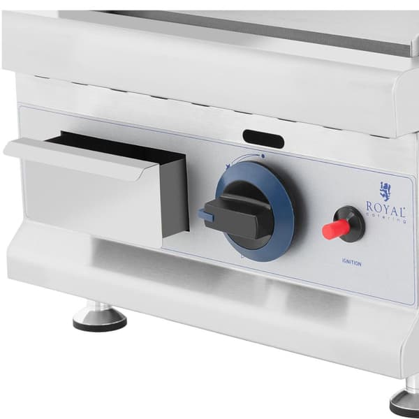 Glat justerbar gasgrill til propan-butangas 0,05 bar 35 x 40 cm 3000 W