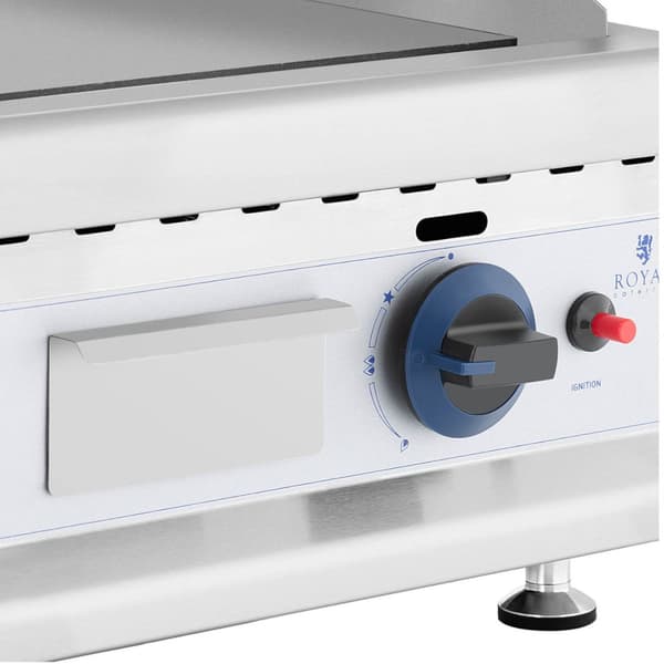 Glat justerbar gasgrill til propan-butangas 0,05 bar 35 x 40 cm 3000 W