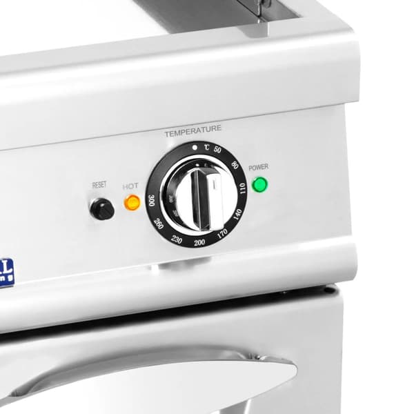 Royal Catering - Elektriskt stekbord - 5,4 kW - Slät - Underskåp