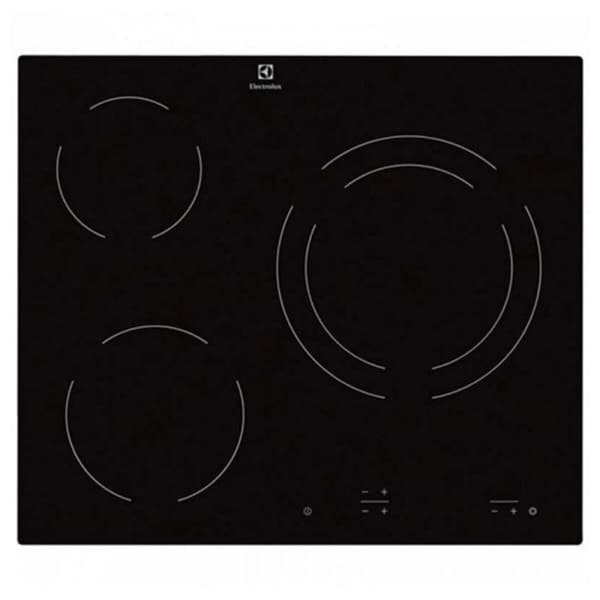 Keramisk platta Electrolux EHF6231 60 cm 60 cm 5700 W Svart