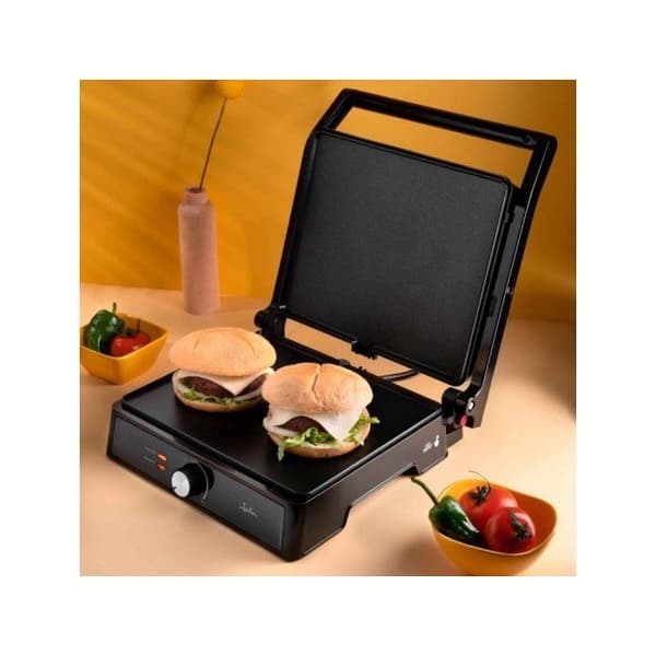 Grill - JATA - JEGR1913 - Non-stick - 2000 W - Öppning 180°