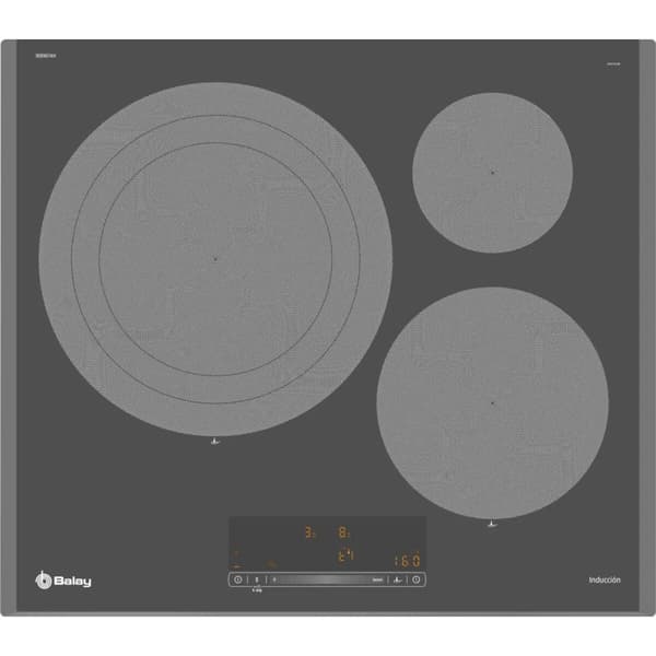 Induktionshäll Balay 3EB967AH 60 cm 7400 W Antracit