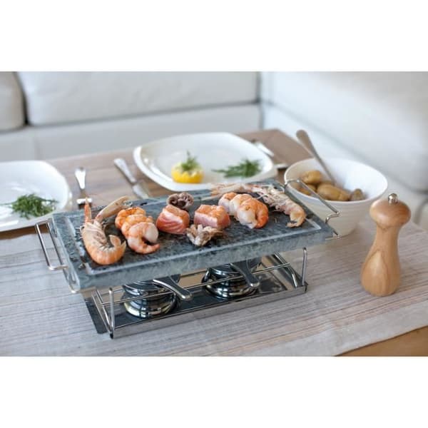 BEKA Grillsten 37x19cm grå