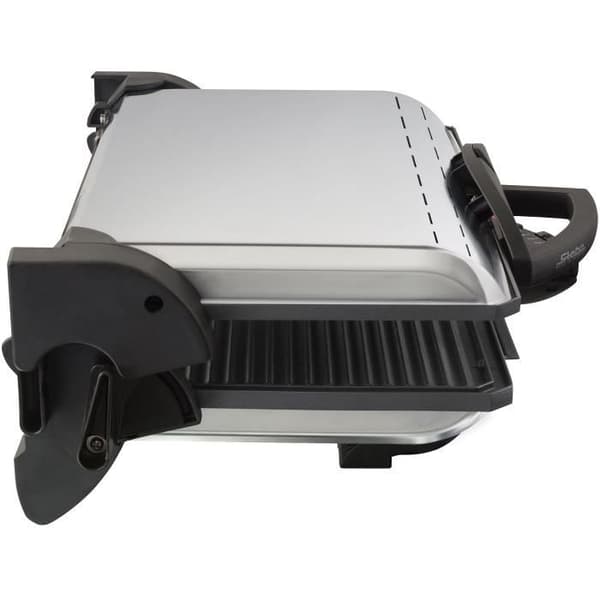 STEBA 161300 PG4.3 kontaktgrill - 2000 W - Aluminiumplattor - Tillagningsyta 2x37x23 cm - Rostfritt stål