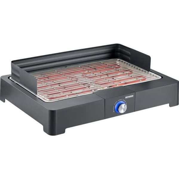 Grill - Severin - PG 8565 - Elektrisk - Svart - Inomhus och utomhus
