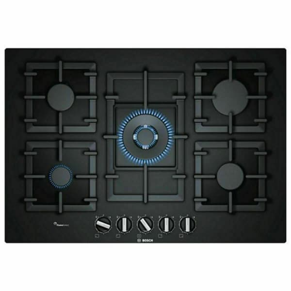 Gasplatta BOSCH PPQ7A6B90 11500W 75 cm Svart