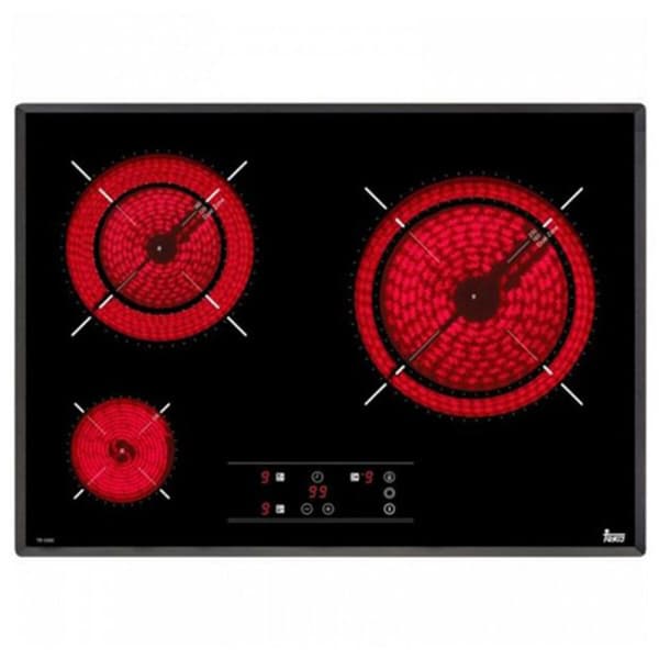 Keramisk platta Teka VITROCERAMICAS 60 cm 60 cm Svart