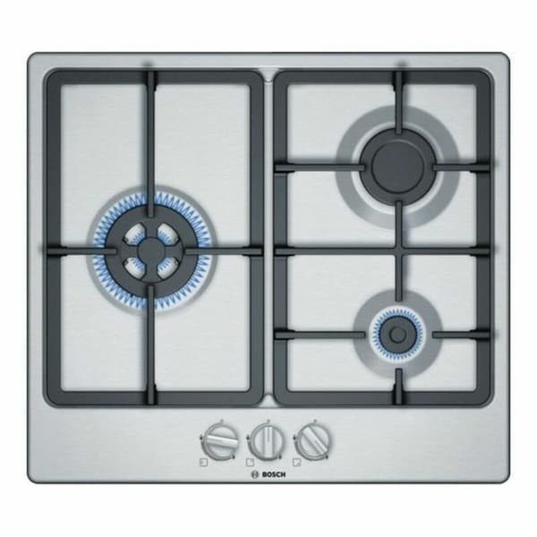 Gasplatta BOSCH PGC6B5B90 60 cm 1000 W 1 W Rostfritt stål