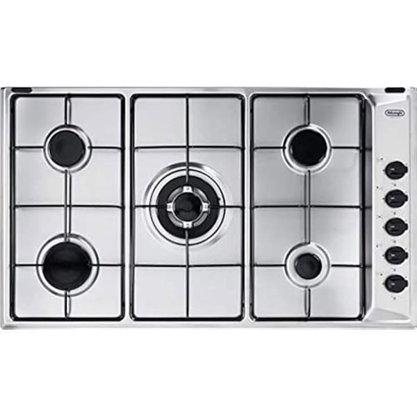 Gas Plancha 90 cm N°5 brännare i rostfritt stål - De'Longhi - FLA 59 DD