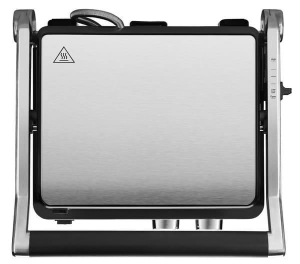 Amica GK4011 udendørs grill Bordplade Elektrisk Sort, Rustfrit stål 2000 W