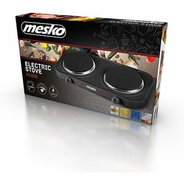 Elektroninen Keittolevy Adler MS 6509 Musta 2000 W