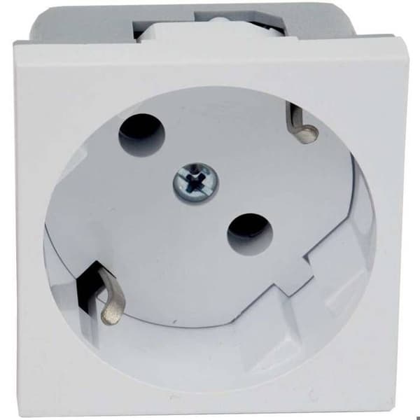 KOPOS QS 45x45_HB Insats för elektriska apparater enkel eluttag (L x B) 45 mm x 45 mm 1 st(ar) vit