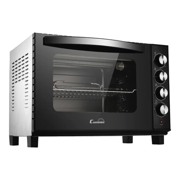Elektrisk miniovn COMELEC HO6050 2000 W Sort, Rustfrit stål