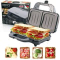 Miniatyrbild 5 av 6: XL smörgåsmaskin - CAMRY CR 3054 - Effekt 1300W - Non-stick plattor - Termostat