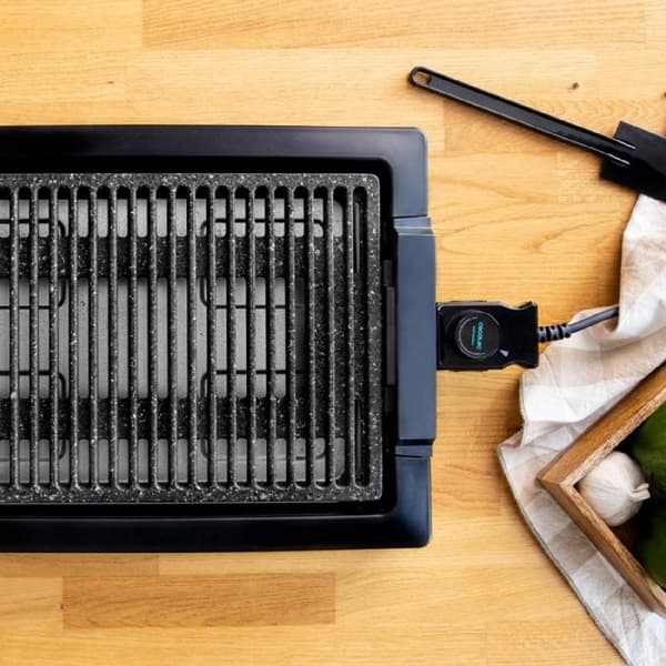 Cecotec elektrisk grillplancha - 2000 W - Rostfritt stål - Non-stick grillplatta