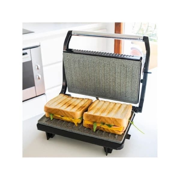 Cecotec Rock'nGrill elektrisk grill med RockStone stenbeläggning - 700W - 23x14,5 cm yta