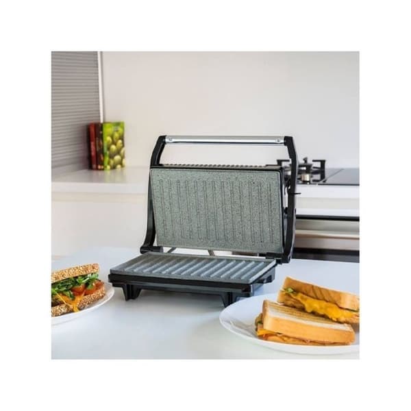 Cecotec Rock'nGrill elektrisk grill med RockStone stenbeläggning - 700W - 23x14,5 cm yta