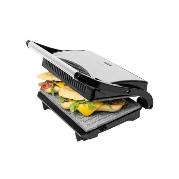Cecotec Rock'nGrill elektrisk grill med RockStone stenbeläggning - 700W - 23x14,5 cm yta