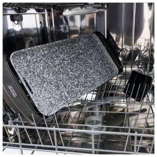 Cecotec Rock&amp;Water 2000 elektrisk grill - 1800W - Yta 40x25cm - Non-stick - Vit