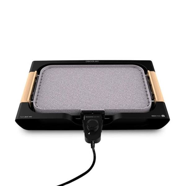 Cecotec Rock and Water 3000 Twin Reversible Electric Plancha. Vändbara två ytor (grill/plancha), non-stick beläggning, Co
