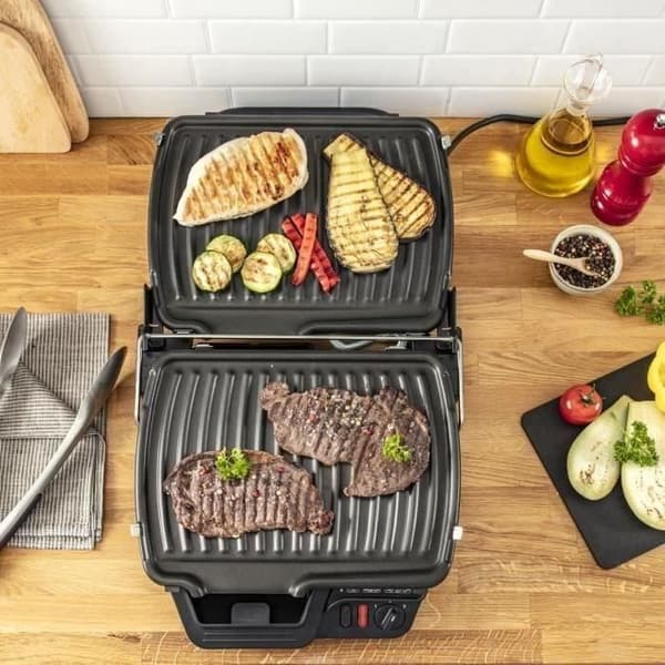 Tefal ULTRA COMPACT GRILL & BARBECUE 2000W INOX GC305012 köttgrill