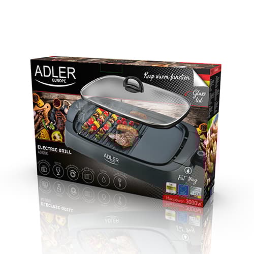 AD 6610 elektrisk grill