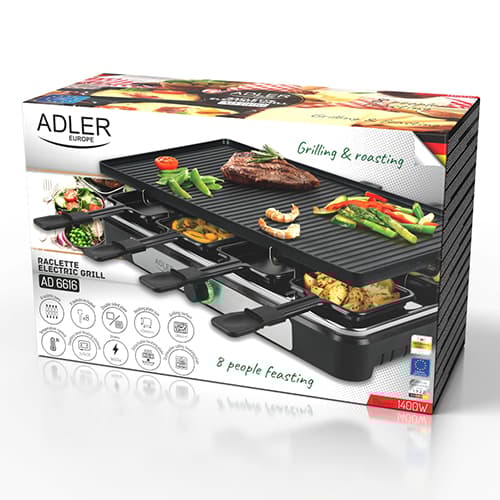 AD 6616 Raclette - elektrisk grill