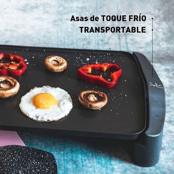 Grill och grill - JATA - GR-555A - 2500W - Svart - rektangulär yta