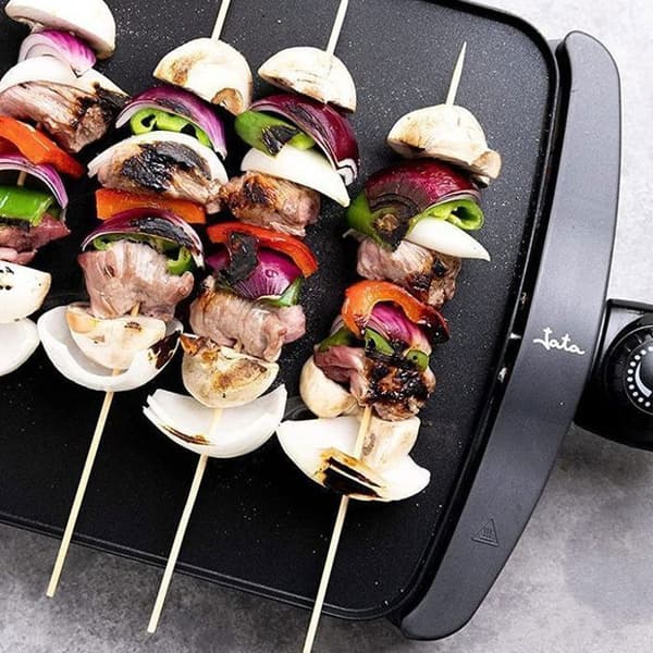 Grill och grill - JATA - GR-555A - 2500W - Svart - rektangulär yta