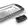 Miniatyrbild 3 av 3: DELONGHI BQ80.X elektrisk grill - 2 450 W - Avtagbar aluminiumbricka