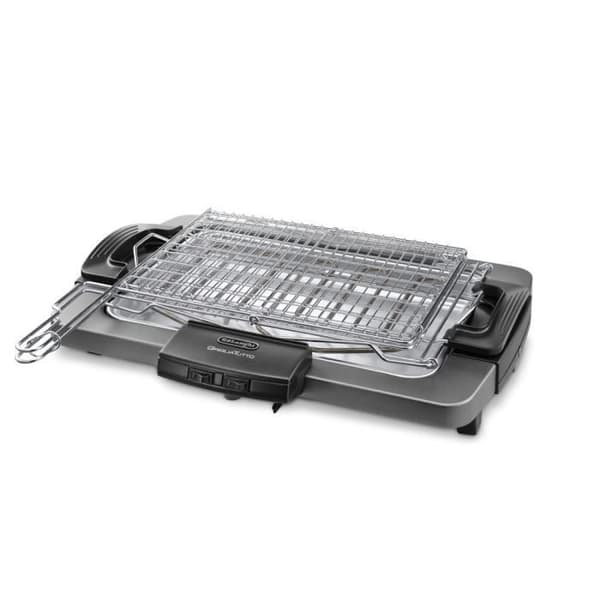 DELONGHI BQ80.X elektrisk grill - 2 450 W - Avtagbar aluminiumbricka