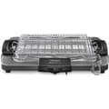 Miniatyrbild 1 av 3: DELONGHI BQ80.X elektrisk grill - 2 450 W - Avtagbar aluminiumbricka