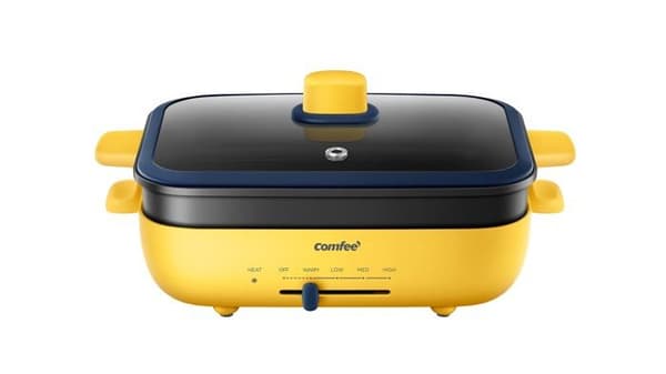 Comfee elgrill - MC-DH3020A2 - Multifunktionsgrill, elspis, 1300 W, gul