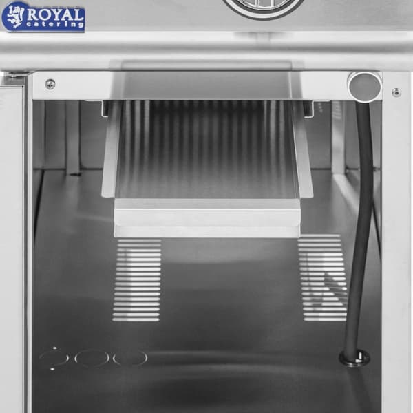 Royal Catering - Lavastensgrill - 4,5 kW - 50 till 300 °C - 400 V - 40 x 73 cm - Pro 730-serien
