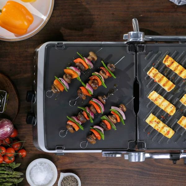 Grillkött - Salvia - BBQ & PRESS GRILL - 2400 Watt - Vändbara plattor - Yta 1500 cm2